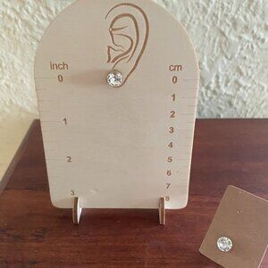 Bundle 3 for $12.  Faux Diamond Stud Earrings